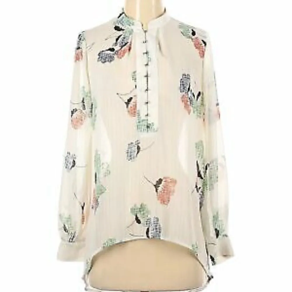 ✨Ro&De Long Sleeve Hook/Eye Placket Woven Blouse✨ - Image 8