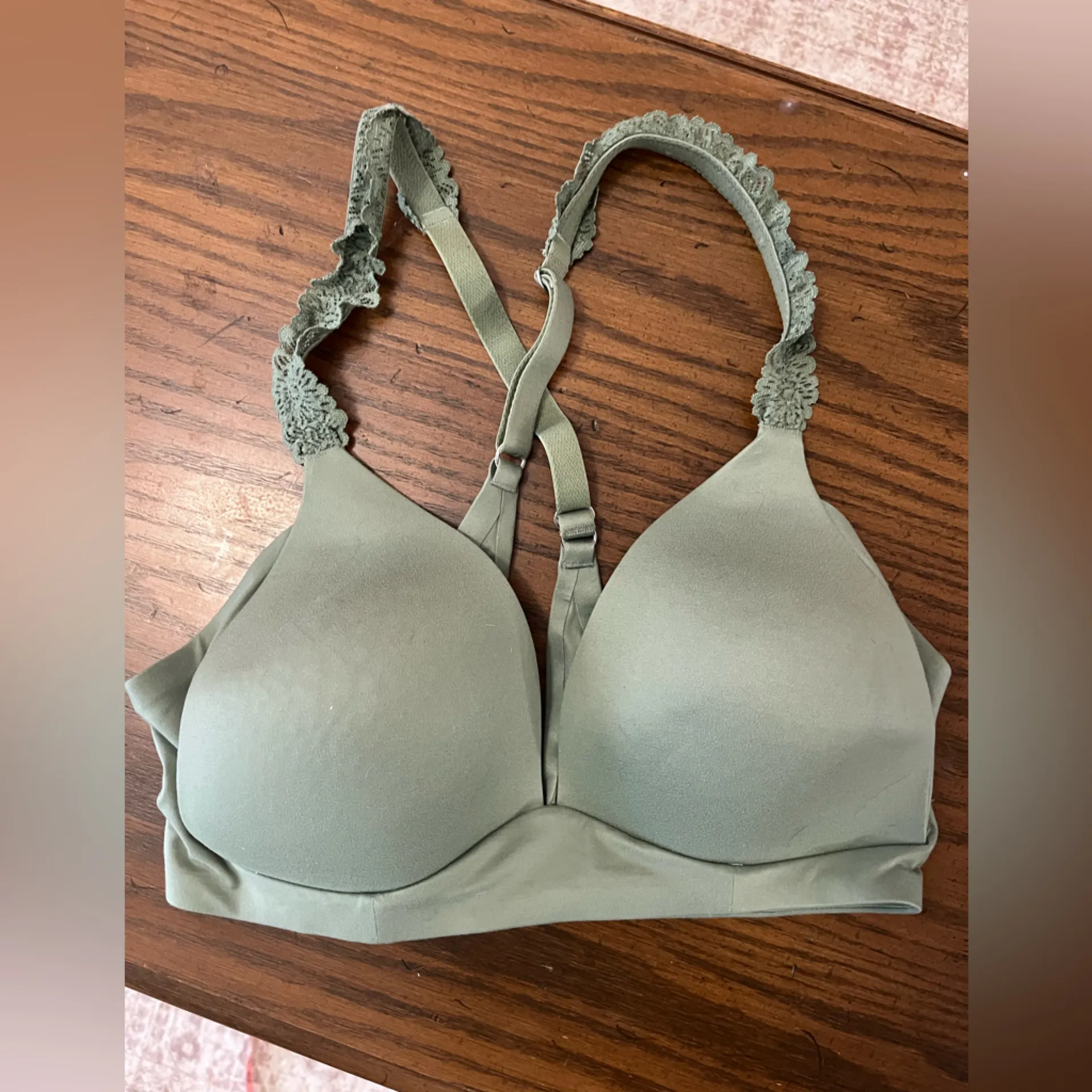 Aerie Real Sunnie Wireless Push Up Bra Size 34D - Image 2