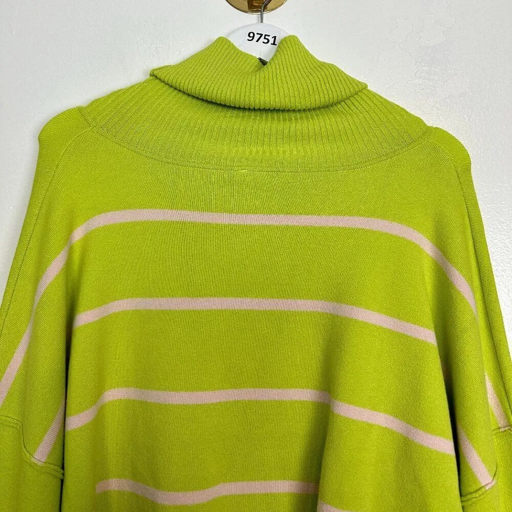 FREE PEOPLE Paulie Sweater in Lemonade Combo Size Medium - Image 8