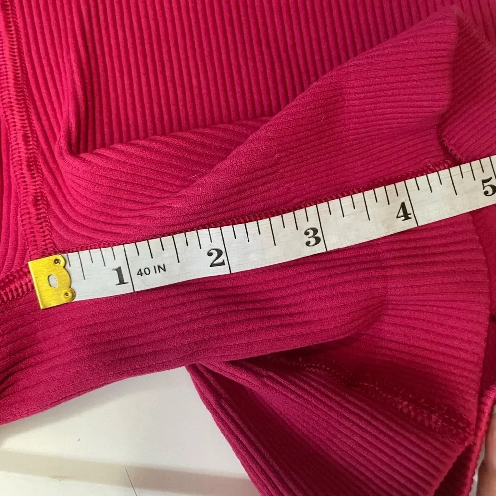 FP Movement Free Throw High Rise Ribbed Bike Shorts size XS Passion Fruit Pink - Image 9