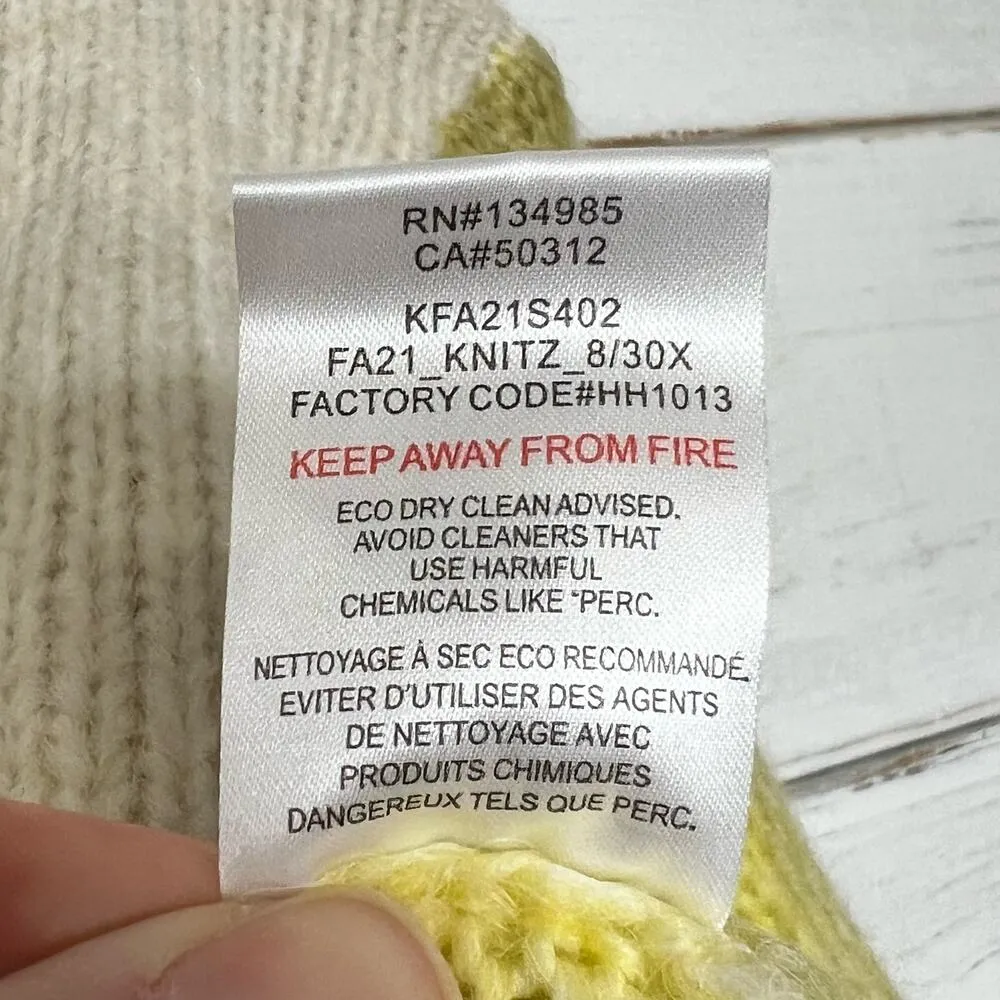 For Love And Lemons Celeste Sweater Twist Front Crop Size XS - Image 4