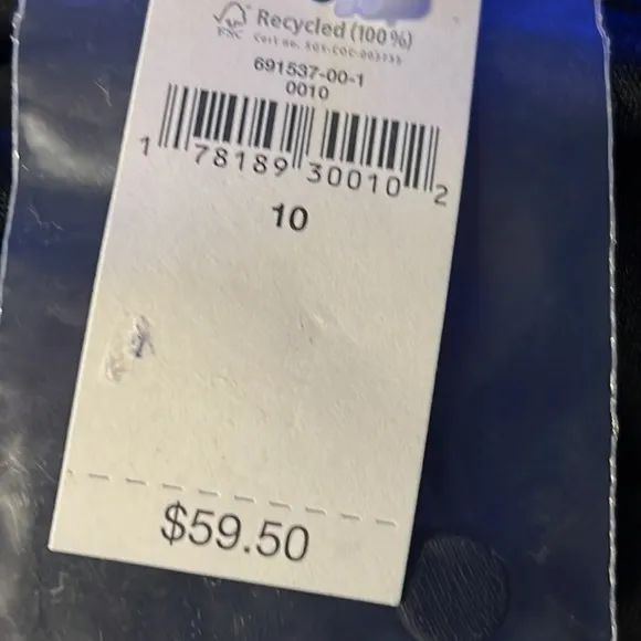 Gap Black Short‎ Sleeve Button Neck Pintuck T-Shirt Dress Size 10 - Image 5