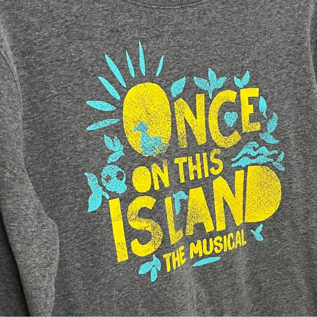 Gray Once On This Island Sweatshirt Size M - Image 4