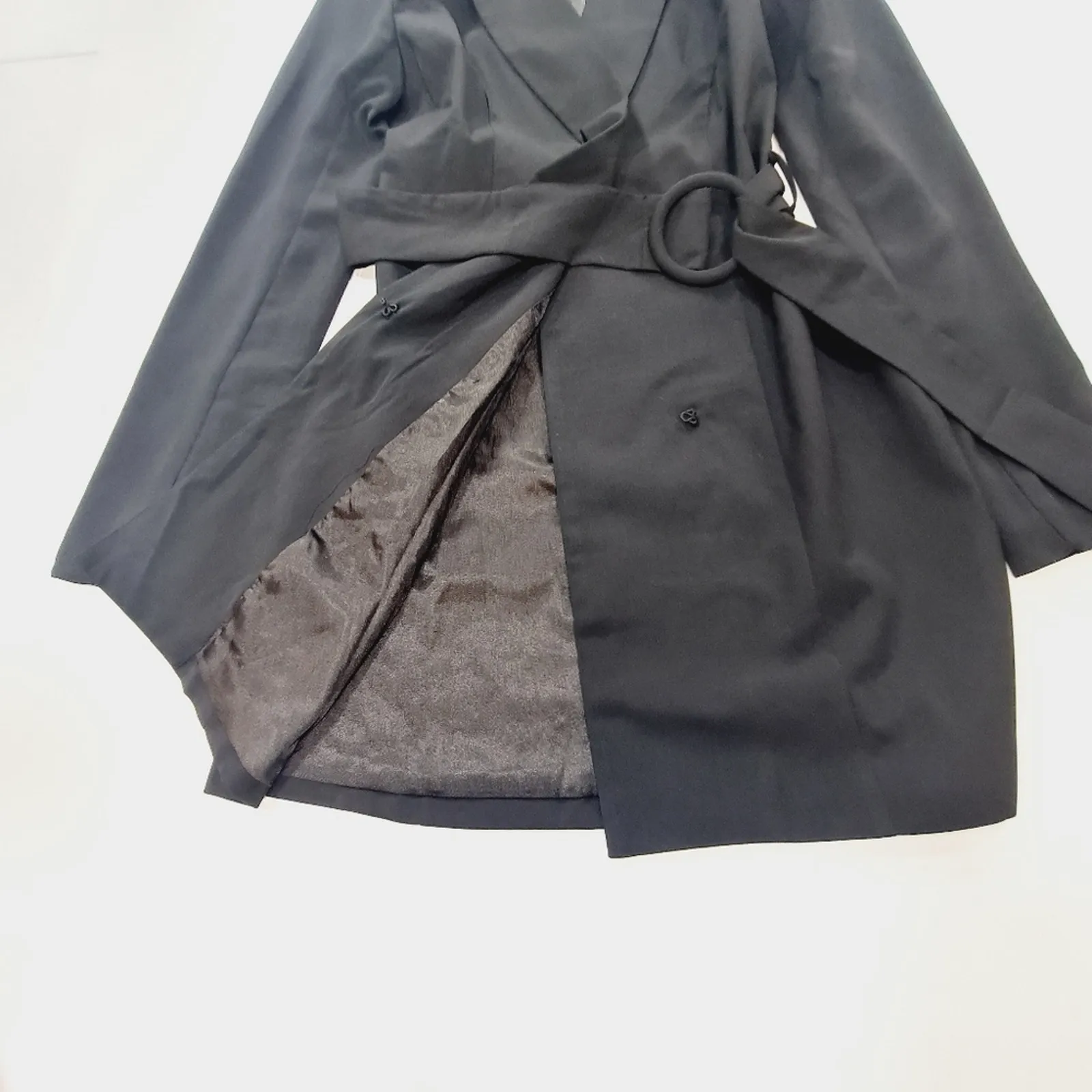 Superdown Joan Belted Blazer Dress in Black Small - Image 6