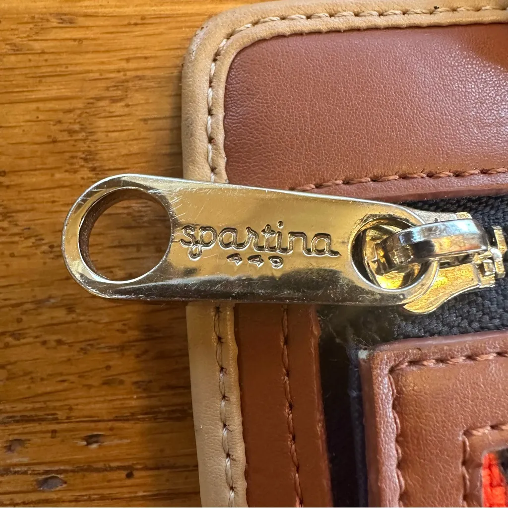 Spartina 449 Small Navy Linen Wallet EUC - Image 6