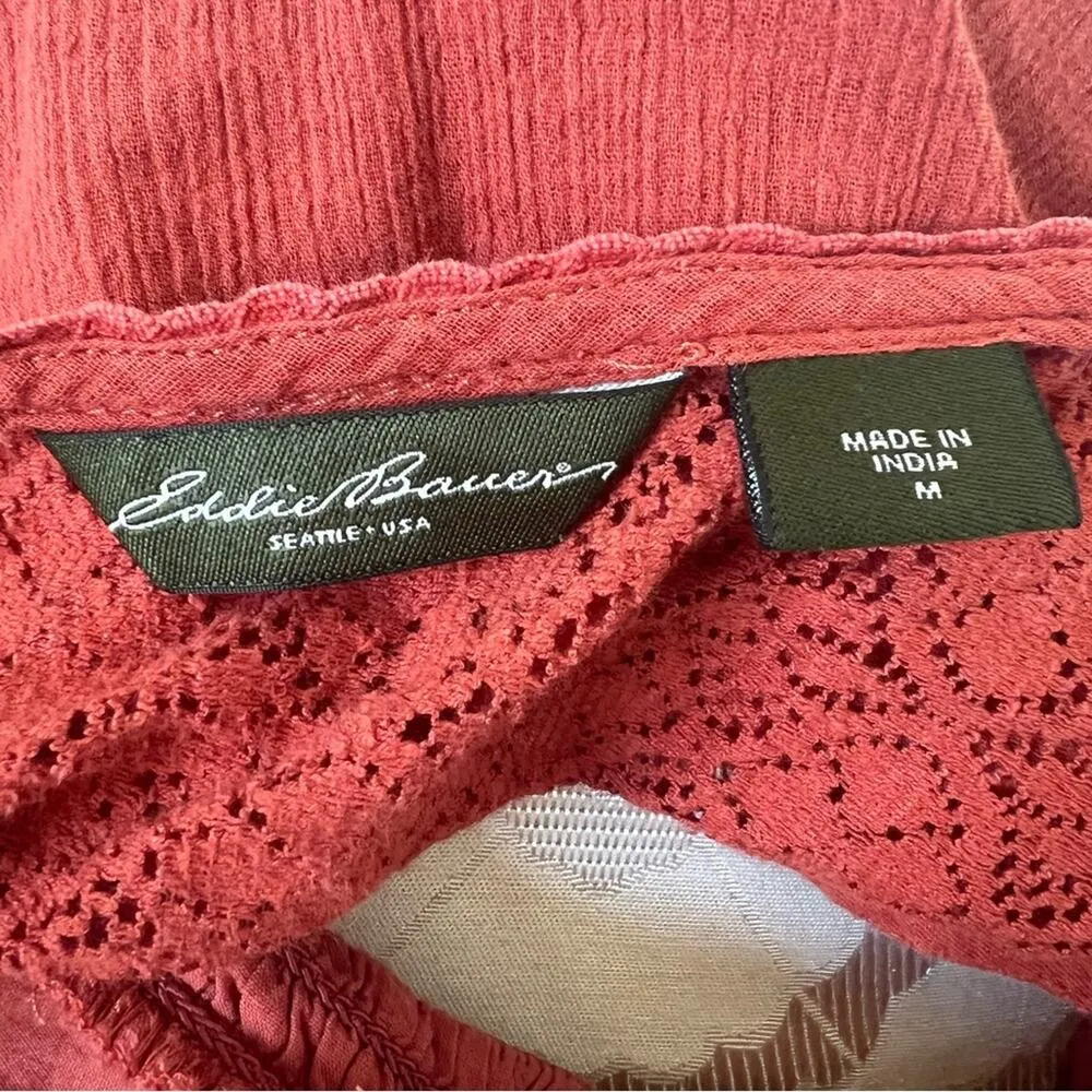 Eddie Bauer Casual Knee Length Sleeveless Empire Waist Dress Medium - Image 7