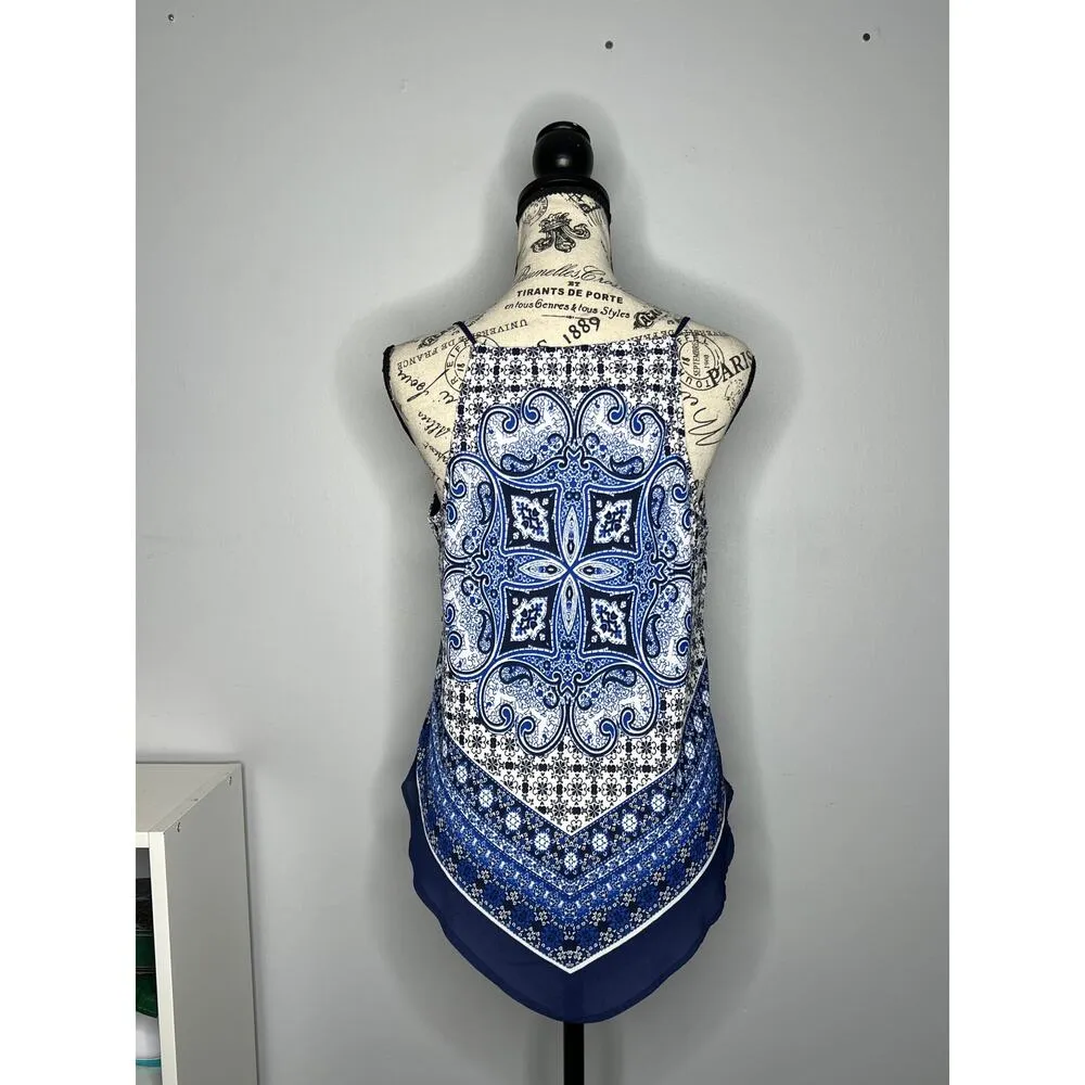 Fortune + Ivy (M) Saira Handkerchief Blouse - Stitch Fix Strappy V-Neck Tank Top - Image 12