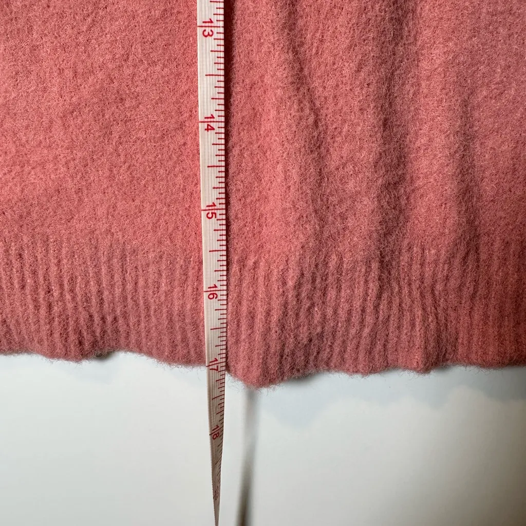 ZARA *NWT* soft Pink Button-Up cardigan - Image 9