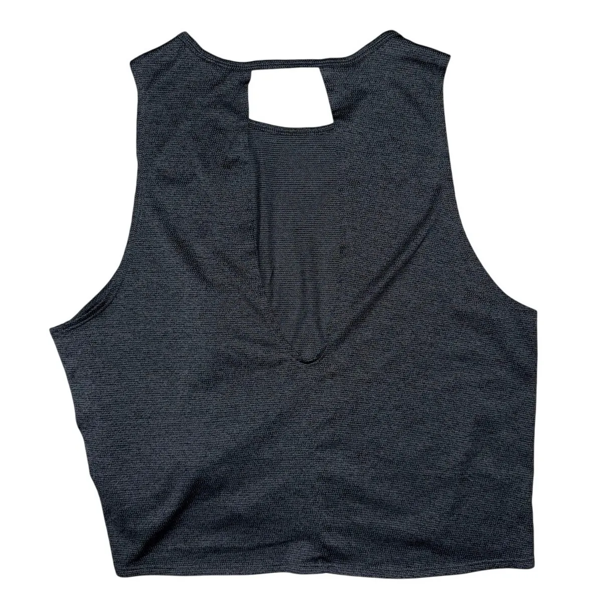 adidas running aeroready womens tank top cropped black striped small athletic - Image 3