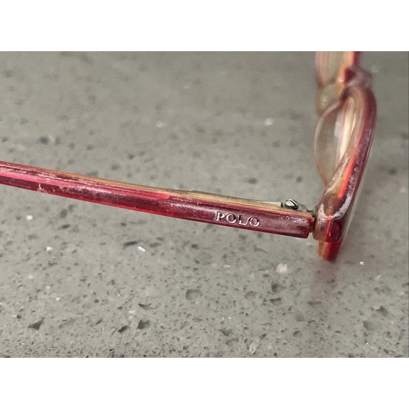 Polo Ralph Lauren Eyeglasses Frames ONLY POLO PREP 340 0P3K Red 42-17-125 - Image 8