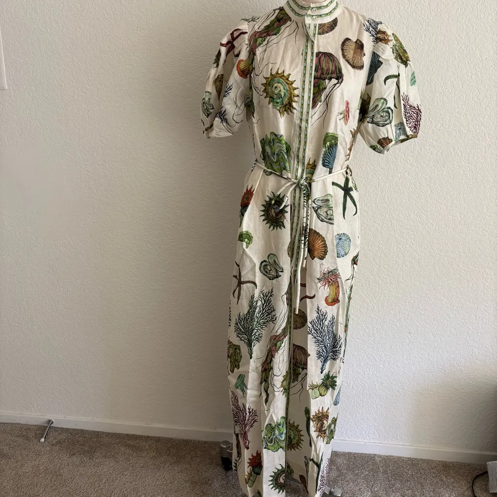 Alémais Multicolor Patterned Garment Green Size 6 - Image 4