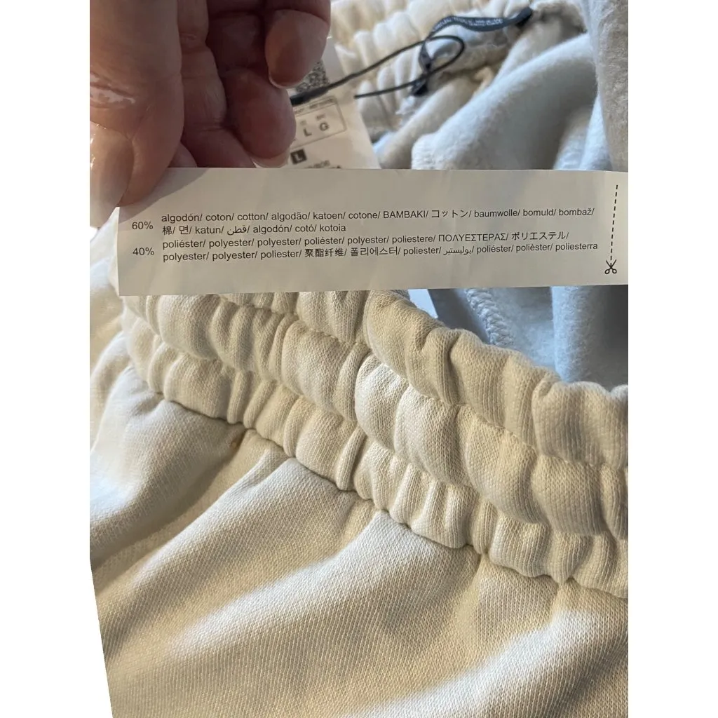 Zara Cargo Jogger Sweatpants Beige L NWT - Image 5