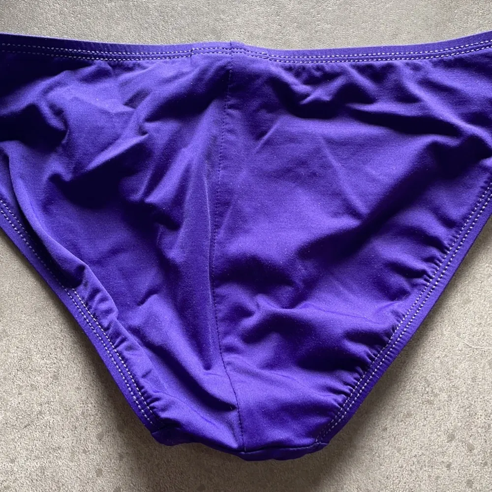 La Blanca Dark Blue/Purple Bikini Bottoms Size 4 - Image 8