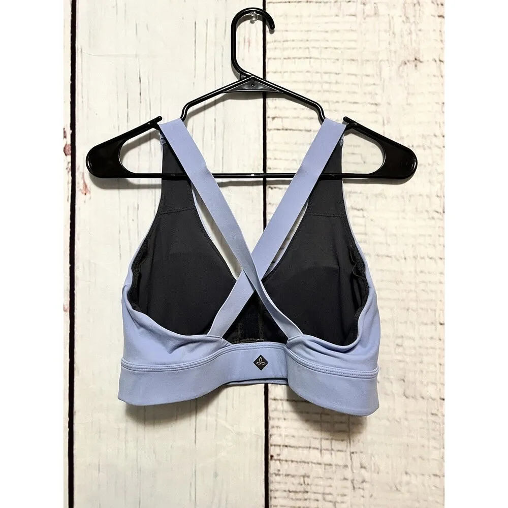 Prana Layna Purple Lavender Strappy Sports Bra Size Medium - Image 2
