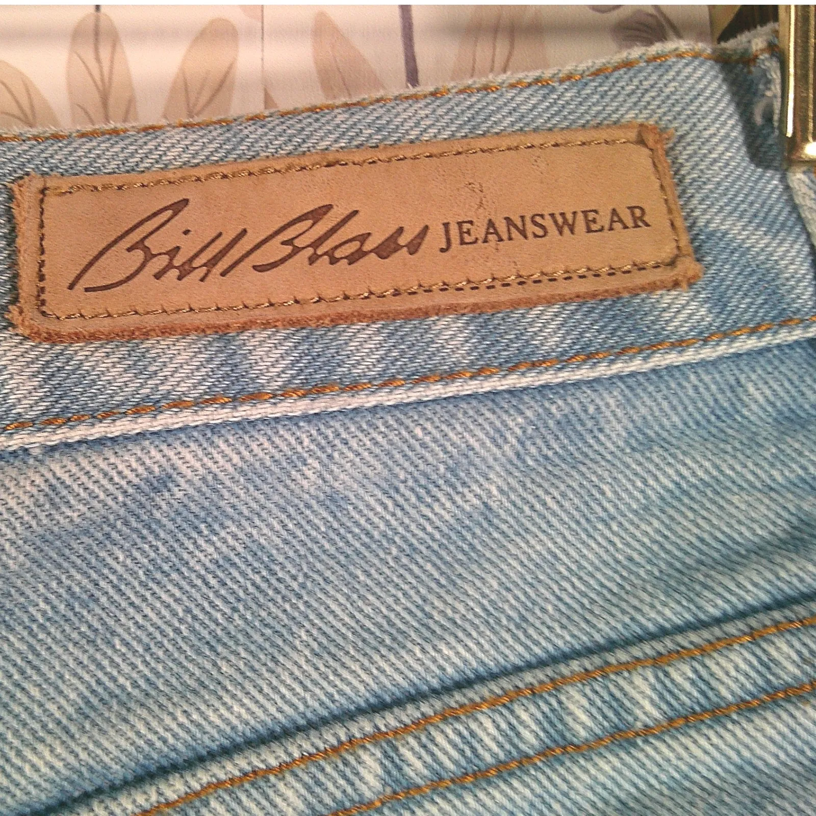 Bill Blass Perfect Fit Jeans 10 Short Light Wash High‎ Rise Y2K Straight Denim - Image 10