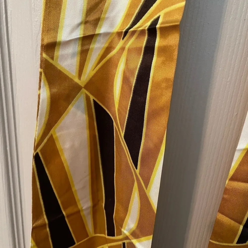 Vintage MCM Abstract Pattern Long Scarf​ - Image 5