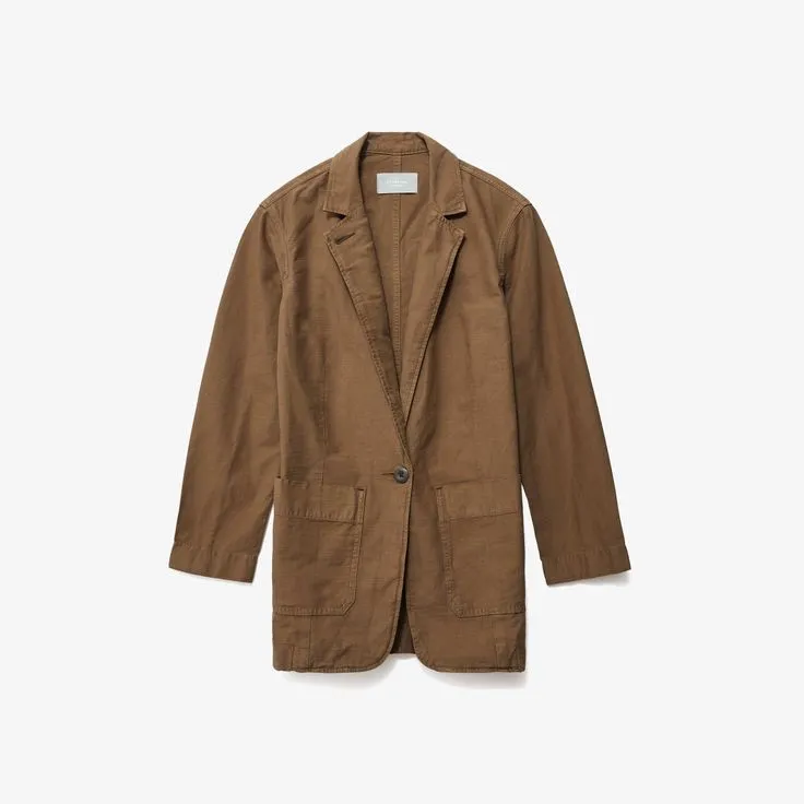 Everlane Fatigue Brown Blazer - Image 2