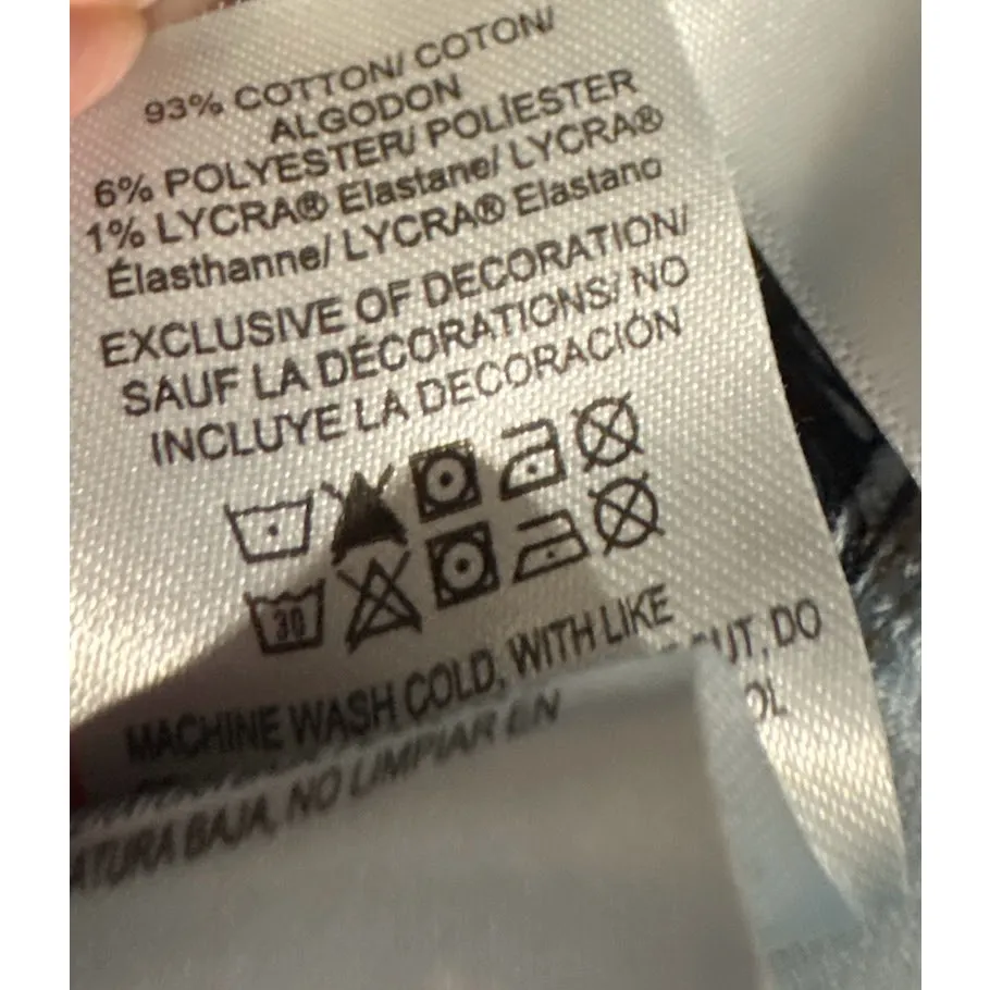 Lucky Brand Women's Dark Wash Sweet Mid-Rise Straight Jeans Size 16 - Image 7