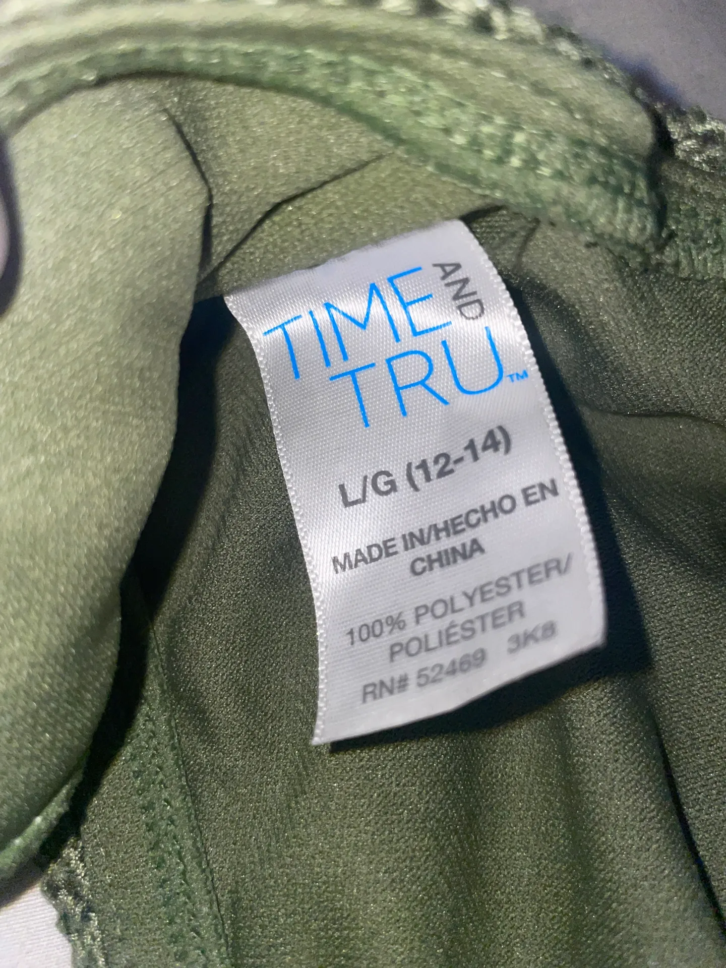 Crochet Bikini Top Green Size L - Image 3