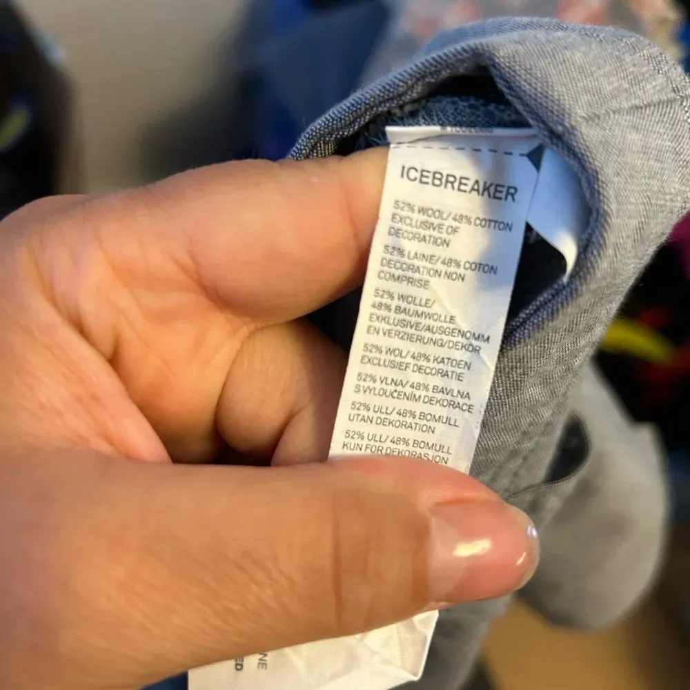 ICEBREAKER MERINO WOOL HIKING SHORTS Gray Size 14 - Image 4