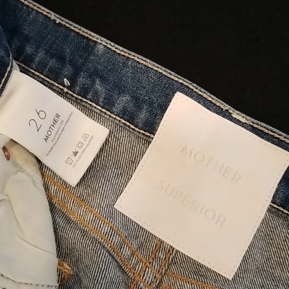 đź’•MOTHER SUPERIORđź’• The Trickster Ankle Jeans ~ On Holy Ground 26 NWOT Blue - Image 16