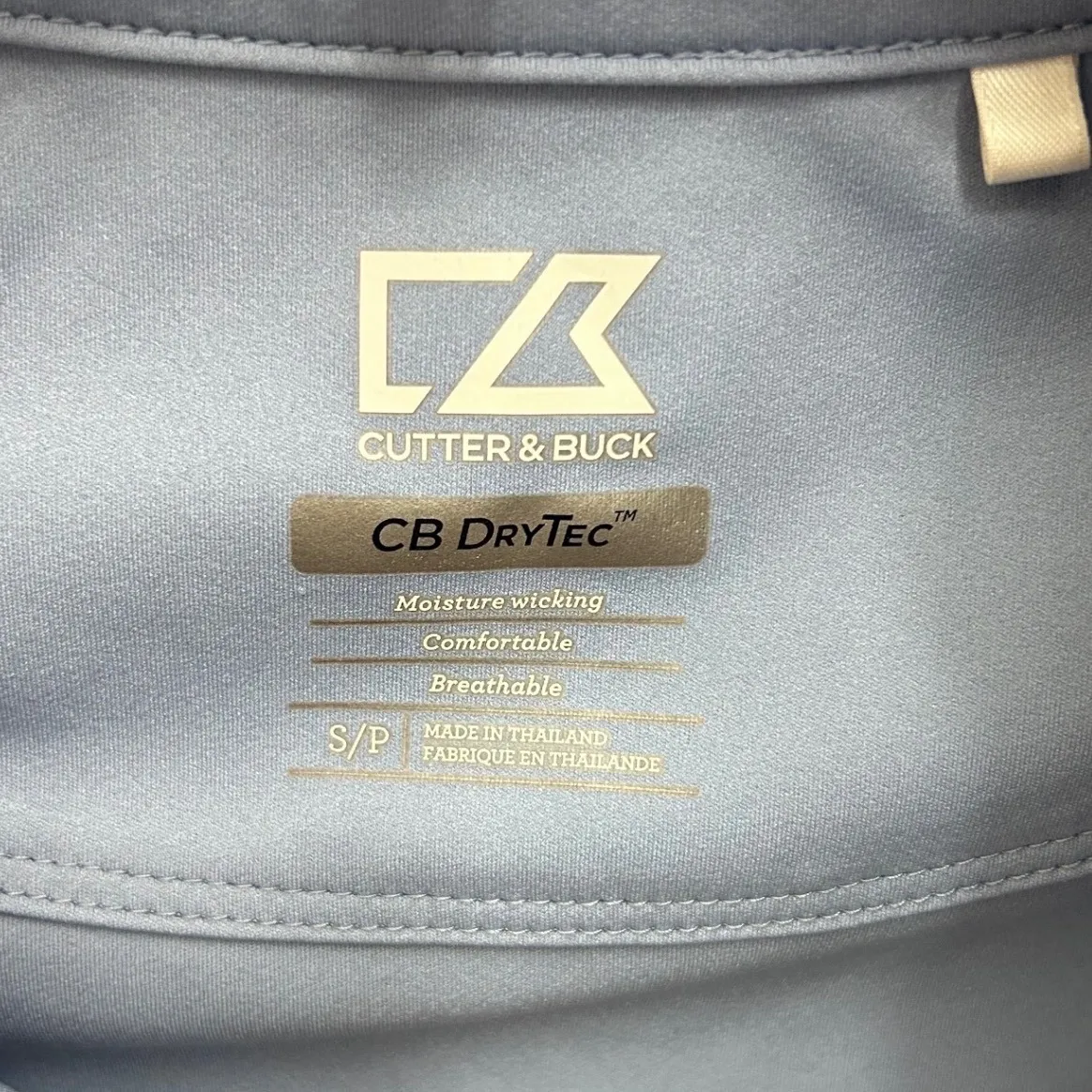 Cutter and Buck Longleaf G&CC Womens Light Blue CB DryTec Golf Jacket Small - Image 2