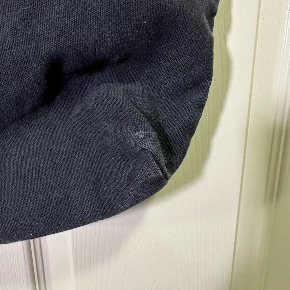 Delta Delta Delta Tote Bag Zippered Canvas Black Pink Zebra 18”x15” Tri Delta - Image 3