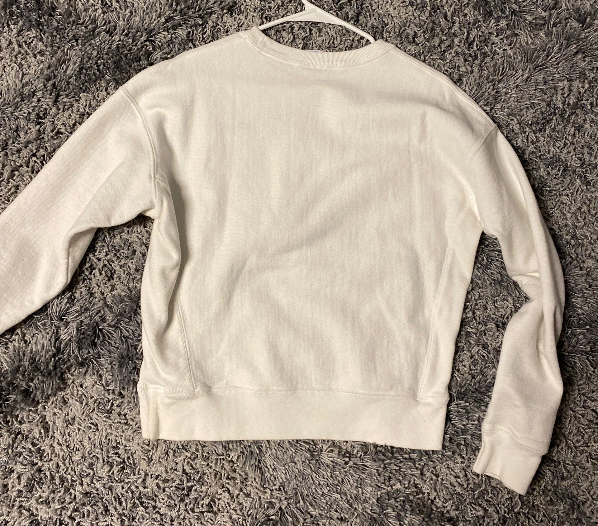 Champion White Crew Sweatshirt - Image 2