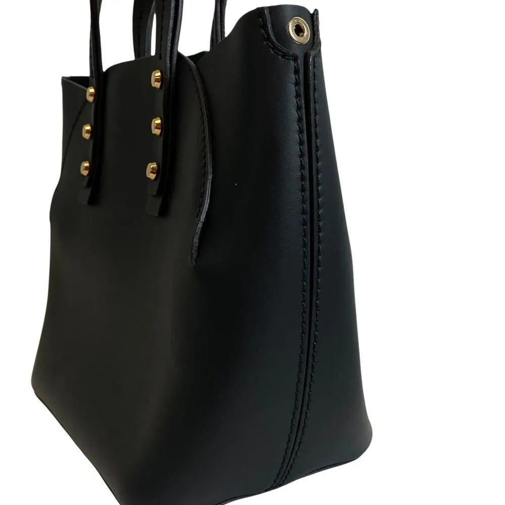 Furla Mini Aurora Laser Cut Leather Small Tote MSRP $548 - Image 8