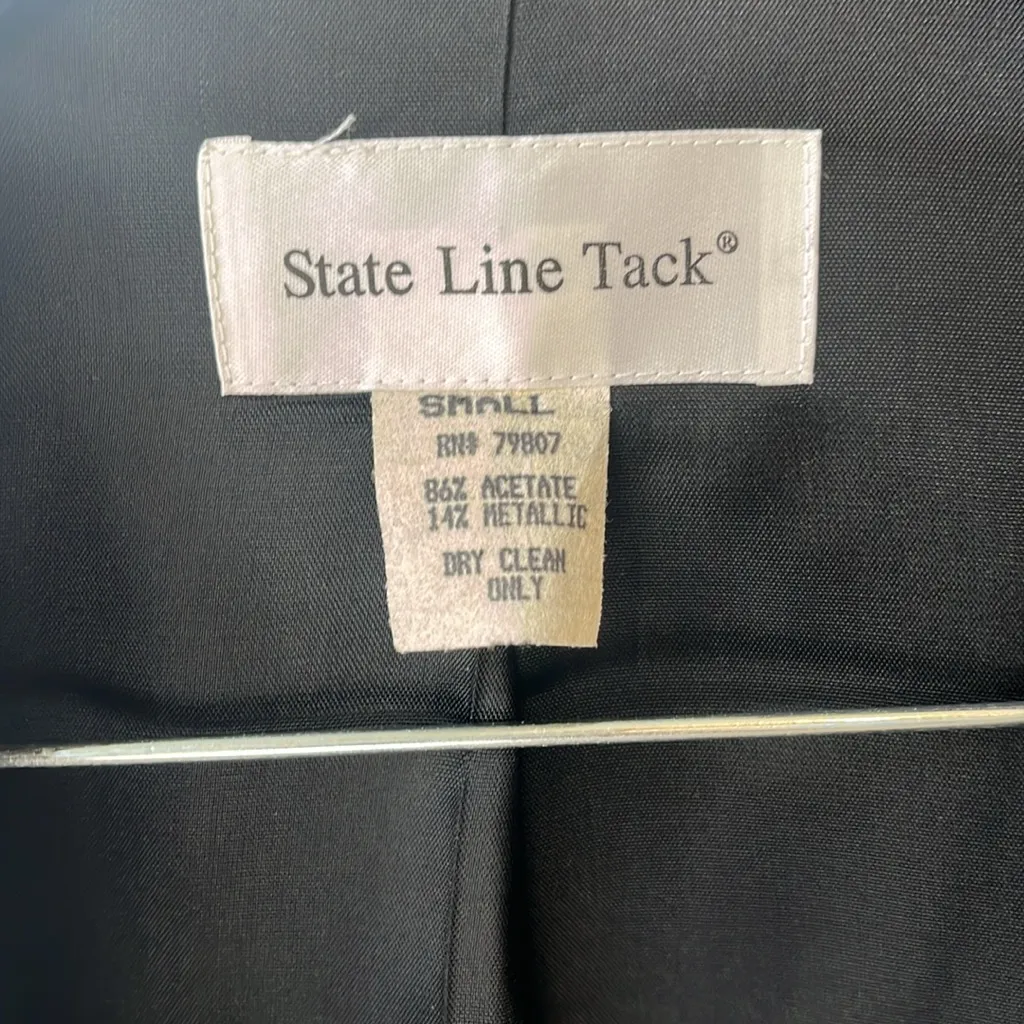 State Line Tack vintage vest Silver - Image 3