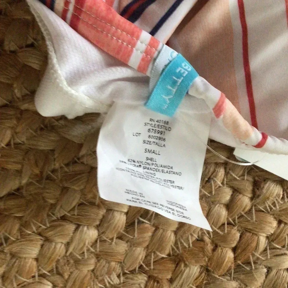 Beach Betty Swim Striped Bikini Top - Image 3