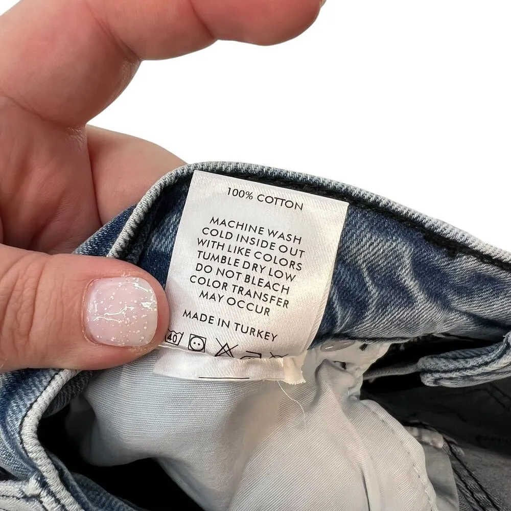 Unemployed Denim Starry Night Jeans Medium Wash Navy Blue Stars Size 27 - Image 15