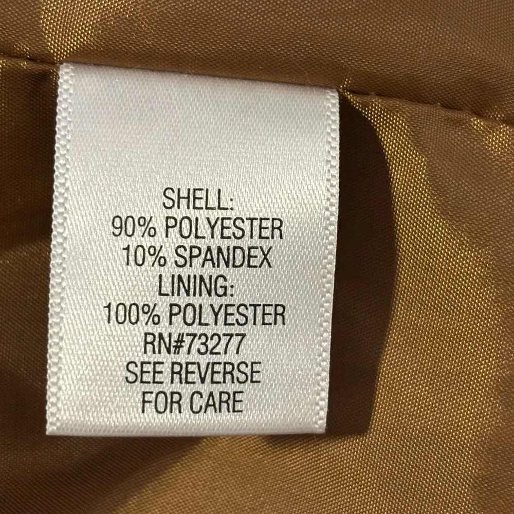 Brown Faux Suede Jacket Size M - Image 8