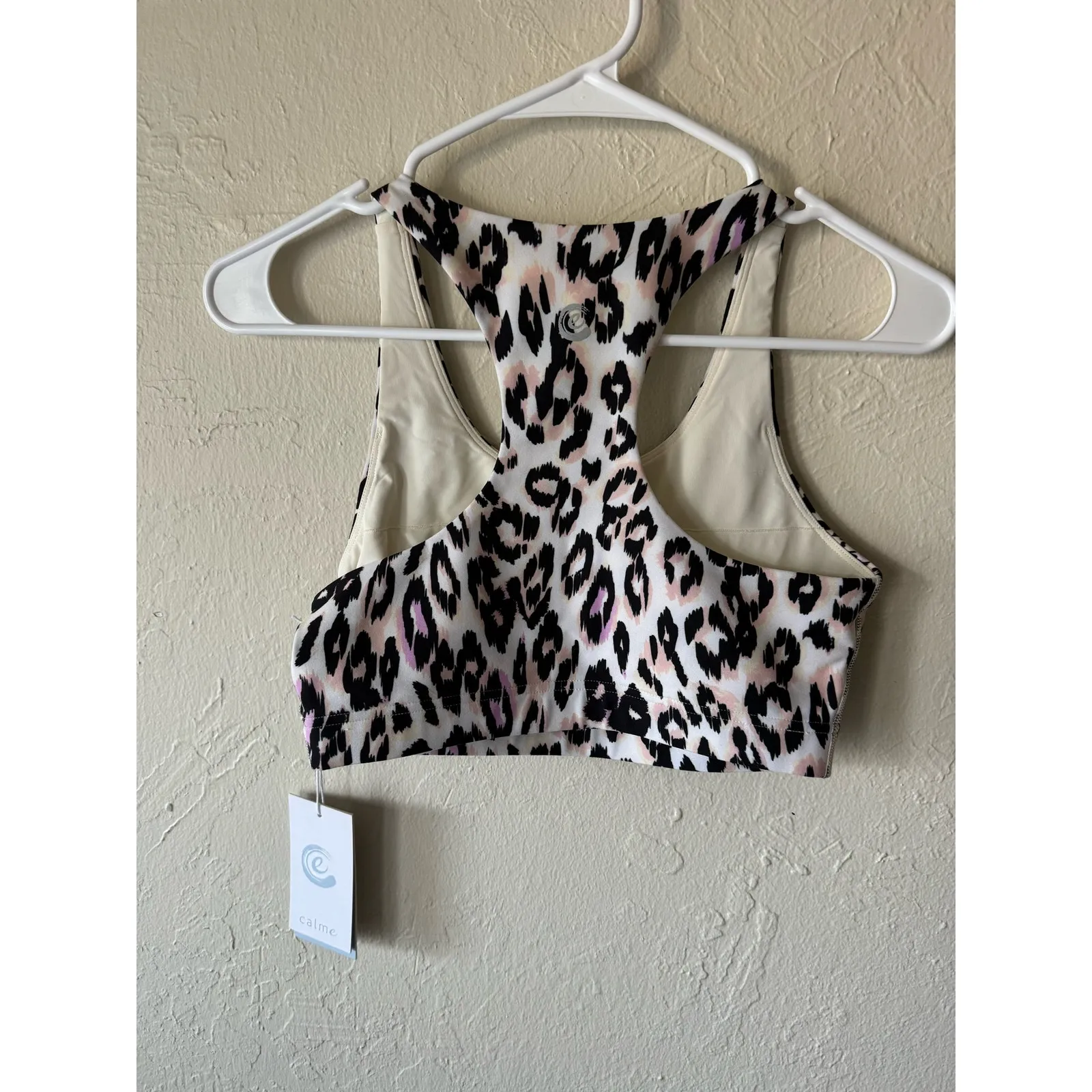 NWT Johnny Was Calme Endurance Sports Bra in Cheetah Print Sz S - Image 2