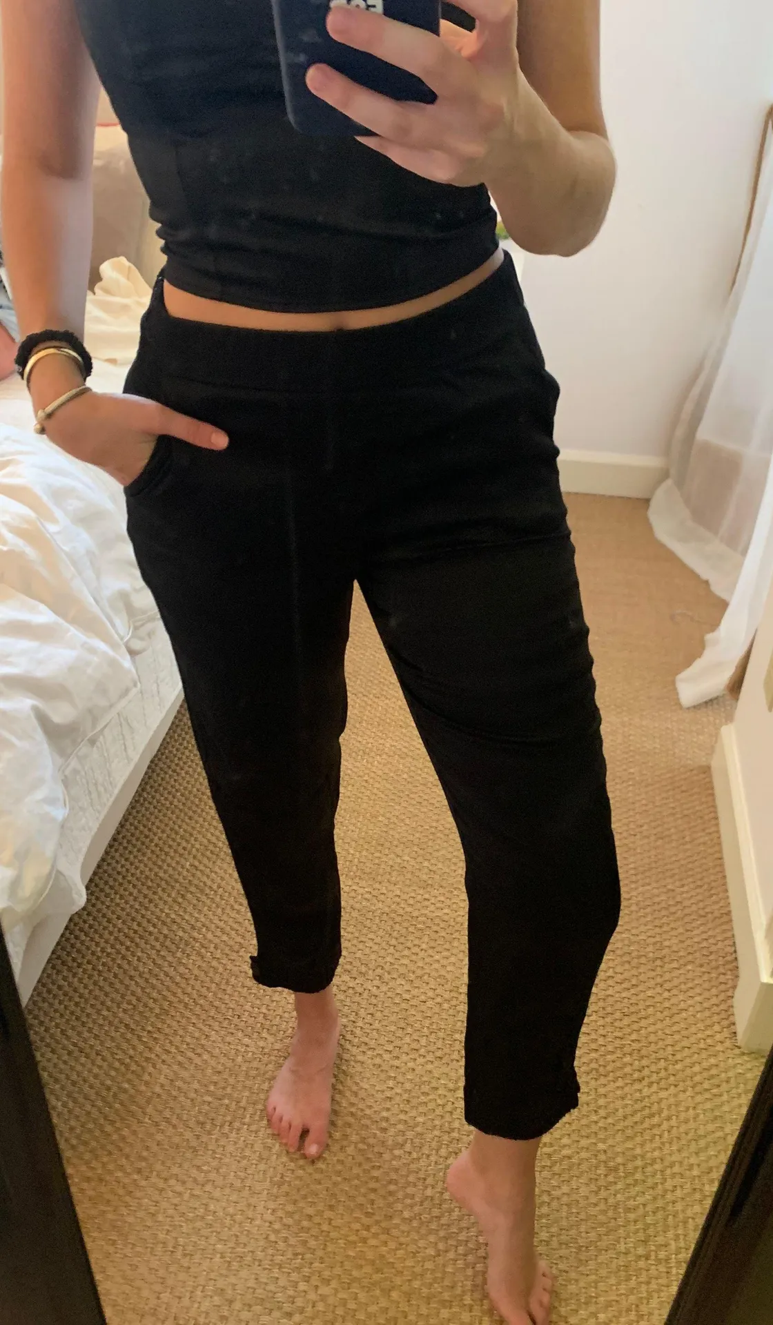 ZARA Silk Joggers - Image 2
