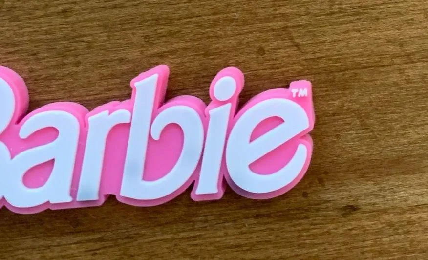 Forever 21 Barbie Mattel Pink Keychain - Image 4