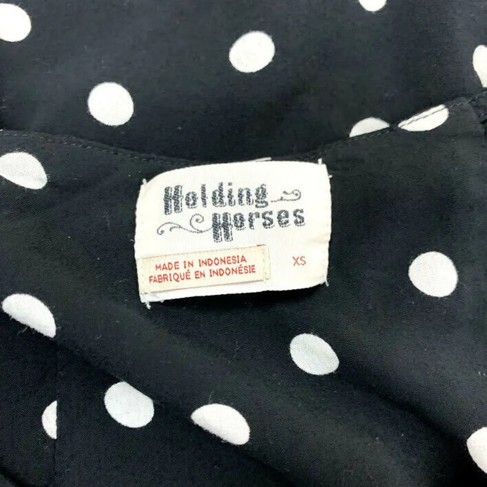 Anthropologie Holding Horses Polka Dot Top - Image 8