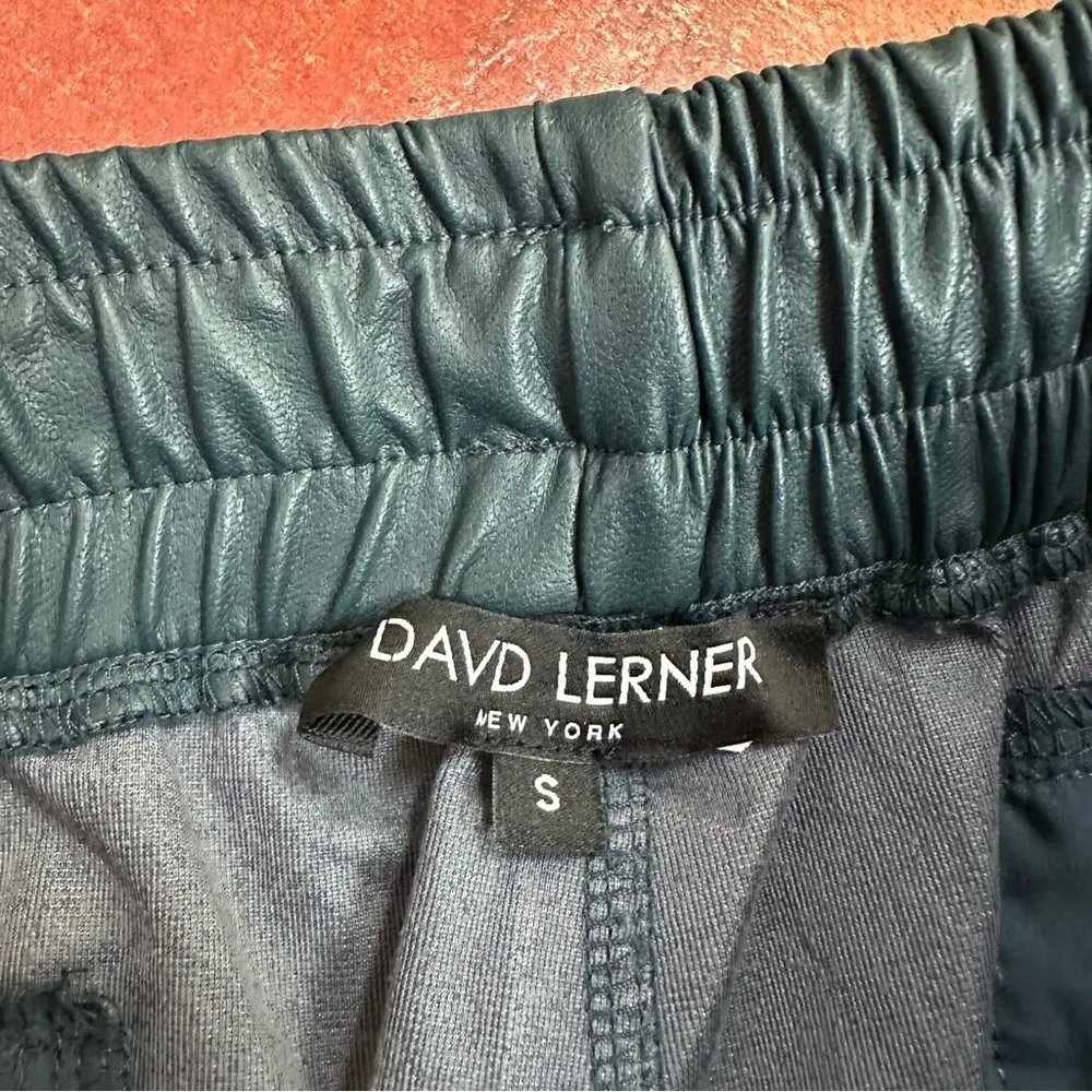 David Lerner Vegan Leather Ankle Cropped Pants - Image 4