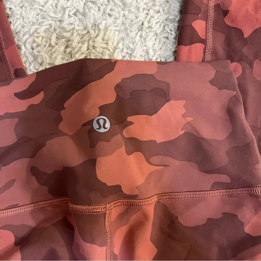 Lululemon Wunder Train High-Rise Tight 28" Heritage 365 Camo Brier Rose Multi 0 - Image 3