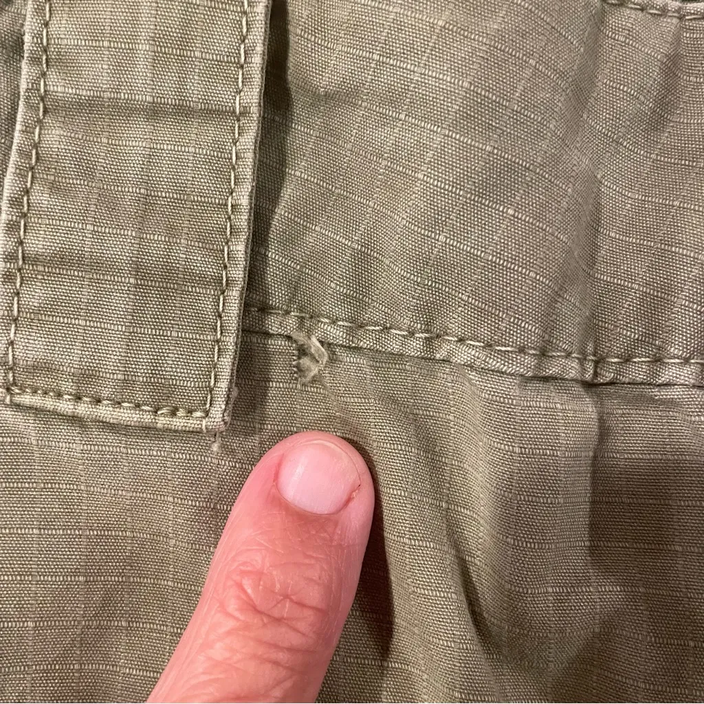 Urban Outfitters Cargo Utility Pant Women 2 100% Cotton Y2K Gorpcore Khaki Green - Image 10