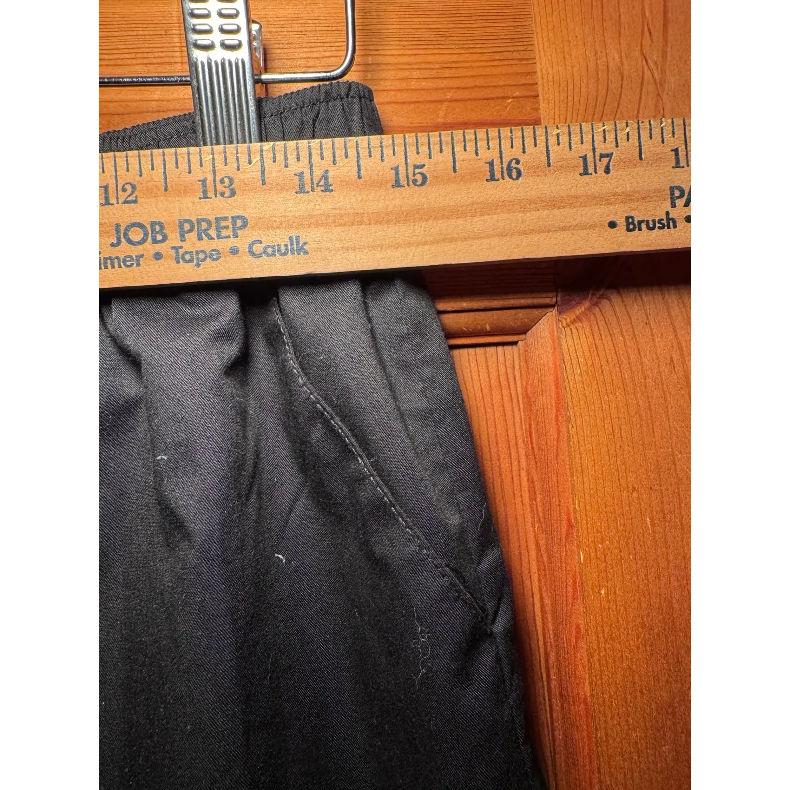 WonderWink WonderWork Black Scrub Skirt Women's L Elastic Waist Classic Fit - Image 5