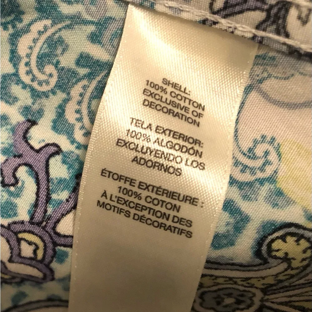 NEW NO TAGS CHICOS BUTTON DOWN 3/4 SLEEVES SHIRT - Image 3