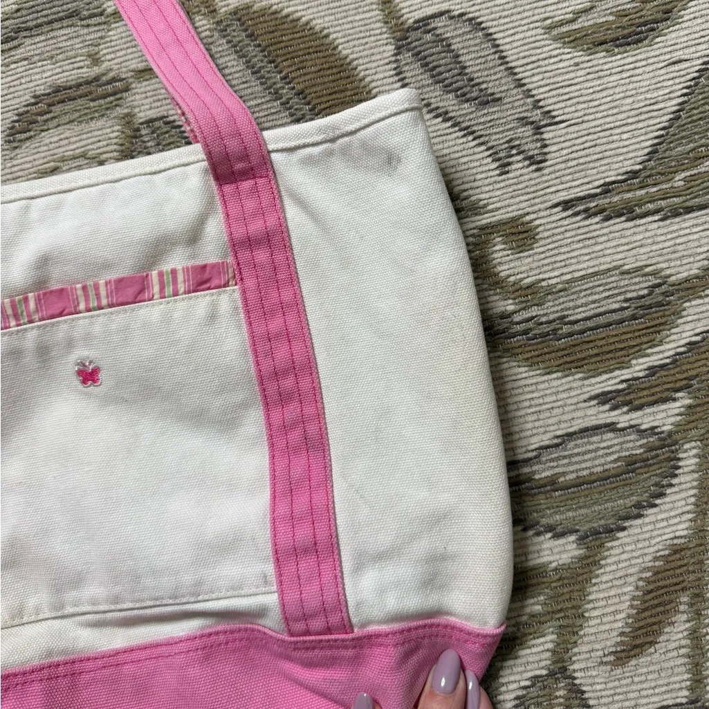 Y2K Old Navy Tote Bag Canvas Purse Handbag Small Mini Boat Tote - Image 5
