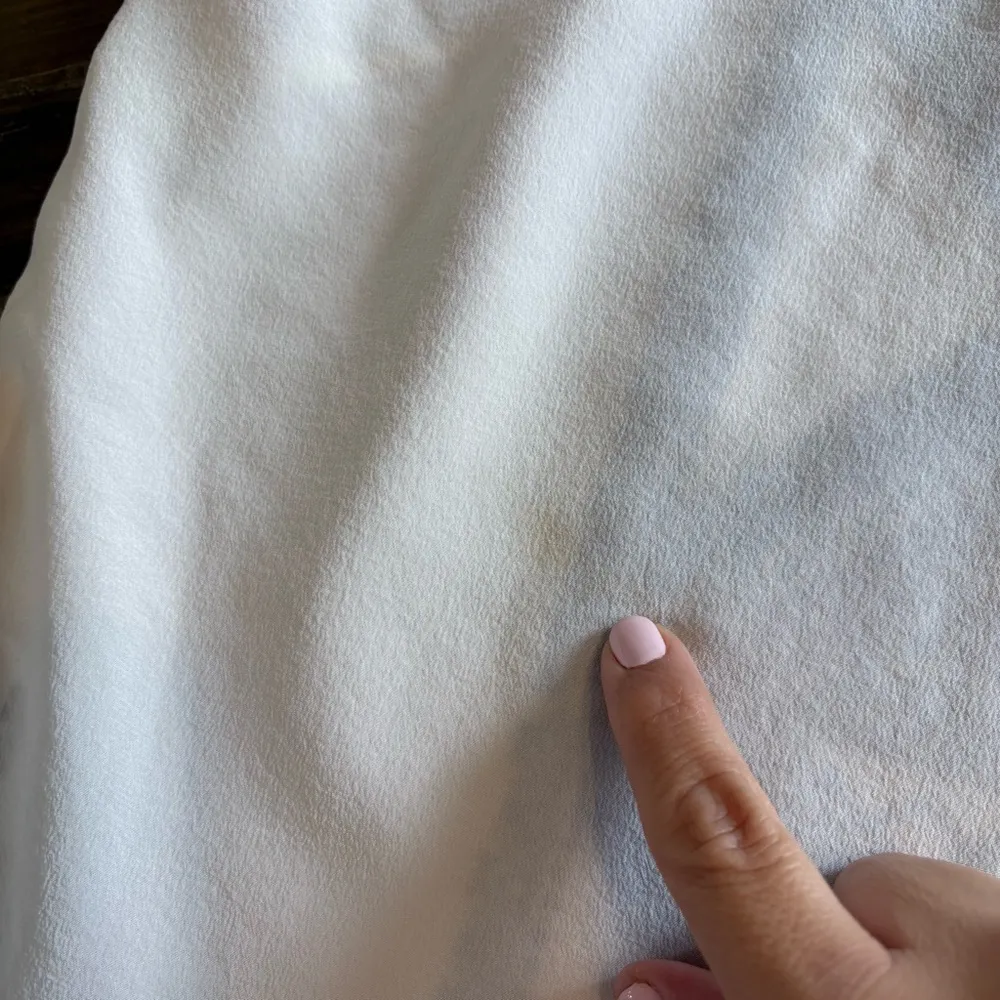 Veronica Beard Baja Flutter Cap Sleeve Top Silk Embroidered Boho Cream Blue 2 - Image 6