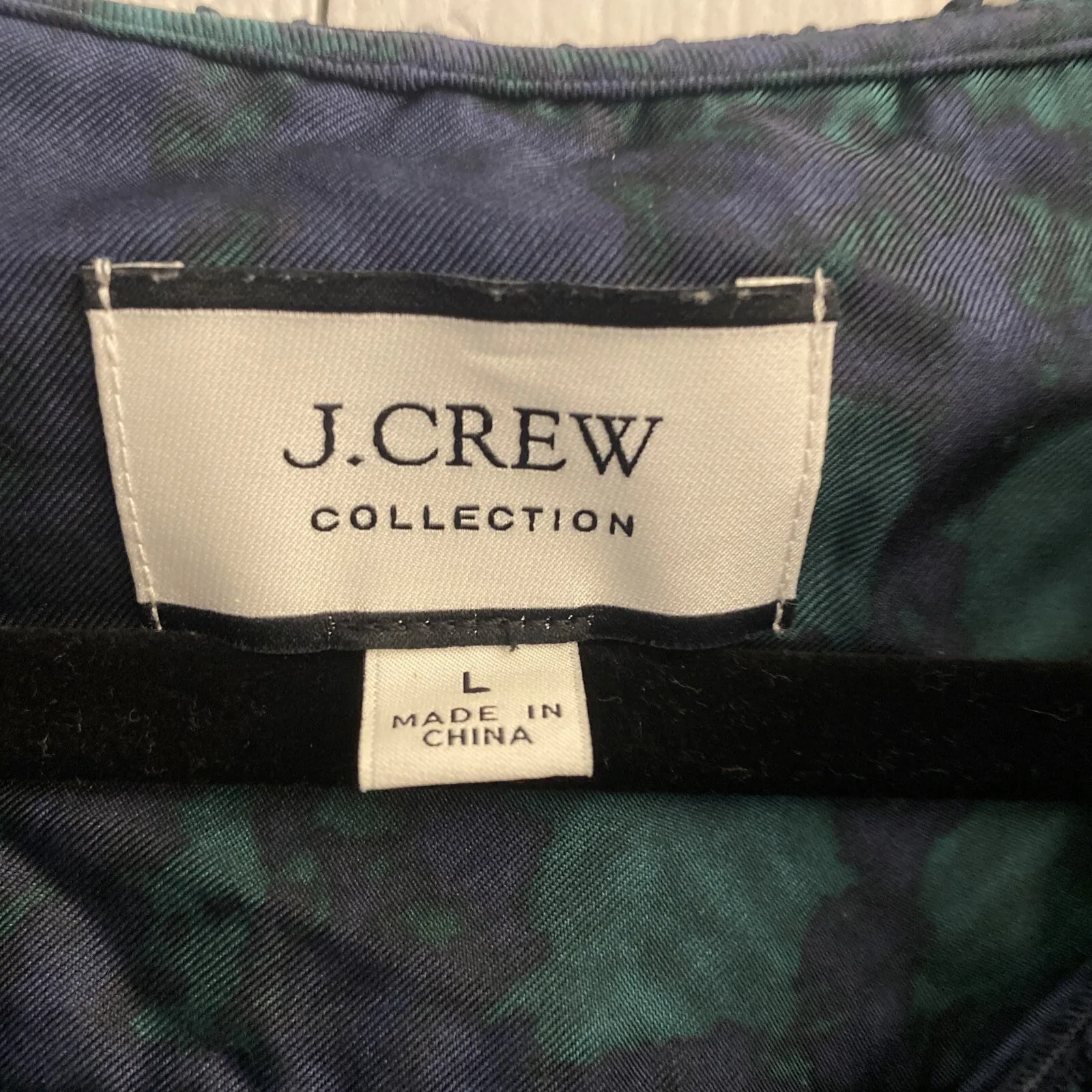 J Crew Collection Silk Ruffle Collar Top‎ Blouse Size Large Elegant Old Money - Image 3