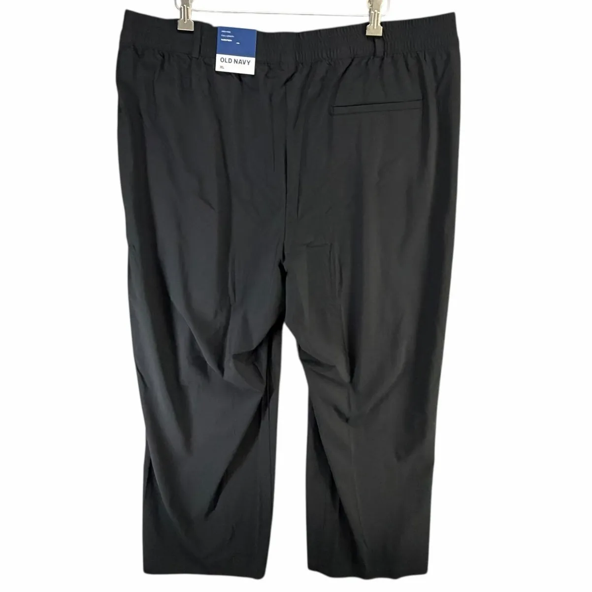 Old Navy SleekTech Trouser Pants Womens XL Black High Waisted Travel Ready NEW - Image 5