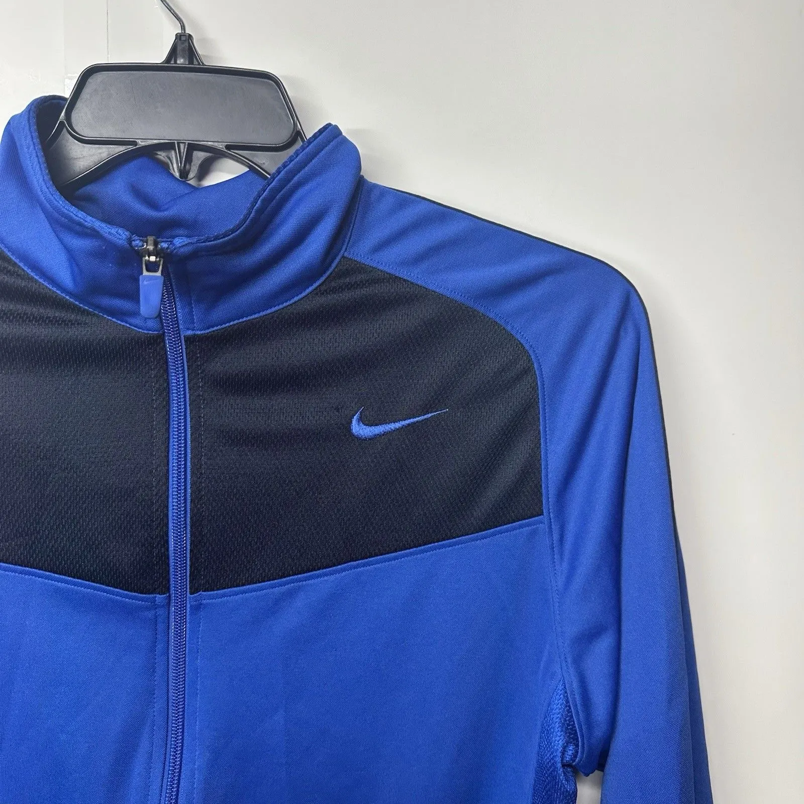 Nike Women’s Small Full Zip Track Jacket Blue Black Athletic - Image 11
