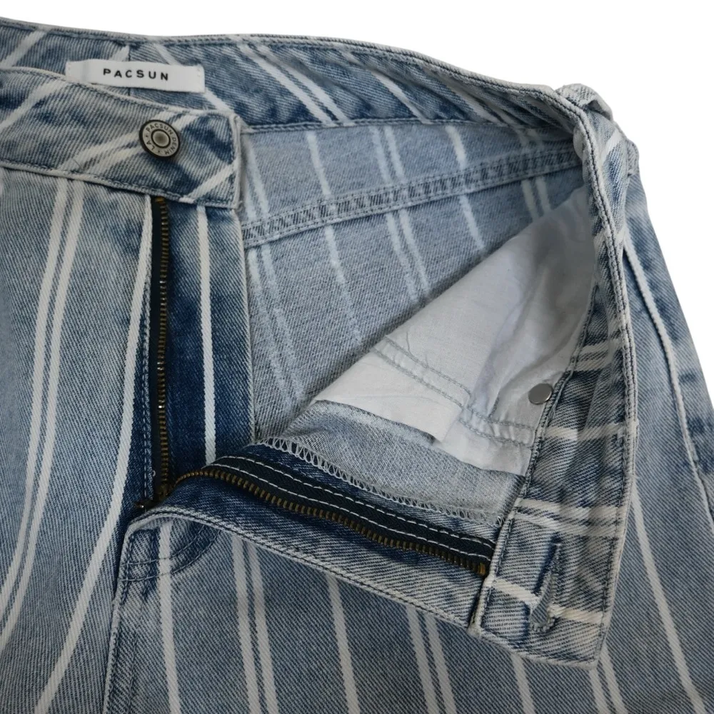 PacSun Womens 28 Striped Mom Jeans - Image 8