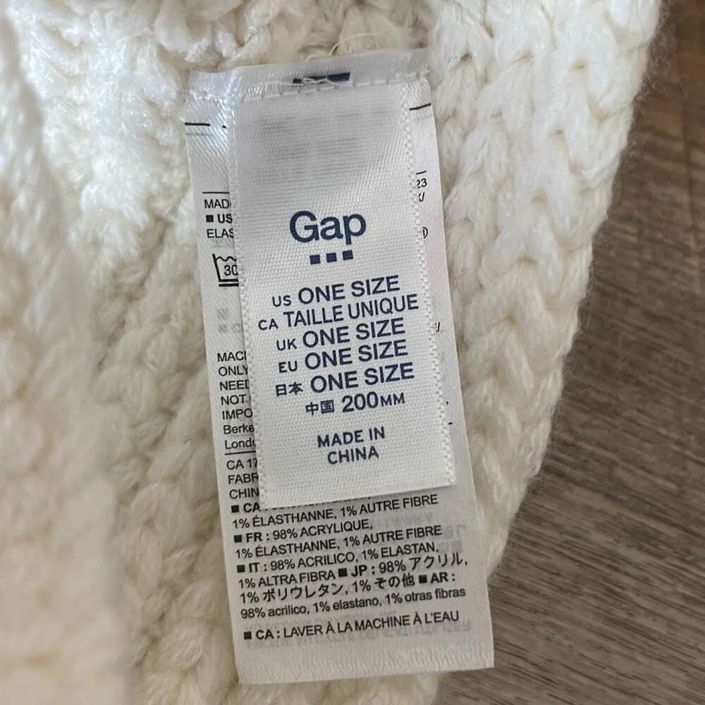 Gap Merona Abercrombie and Fitch Winter‎ Headbands Bundle Red Black Cream Knit - Image 2