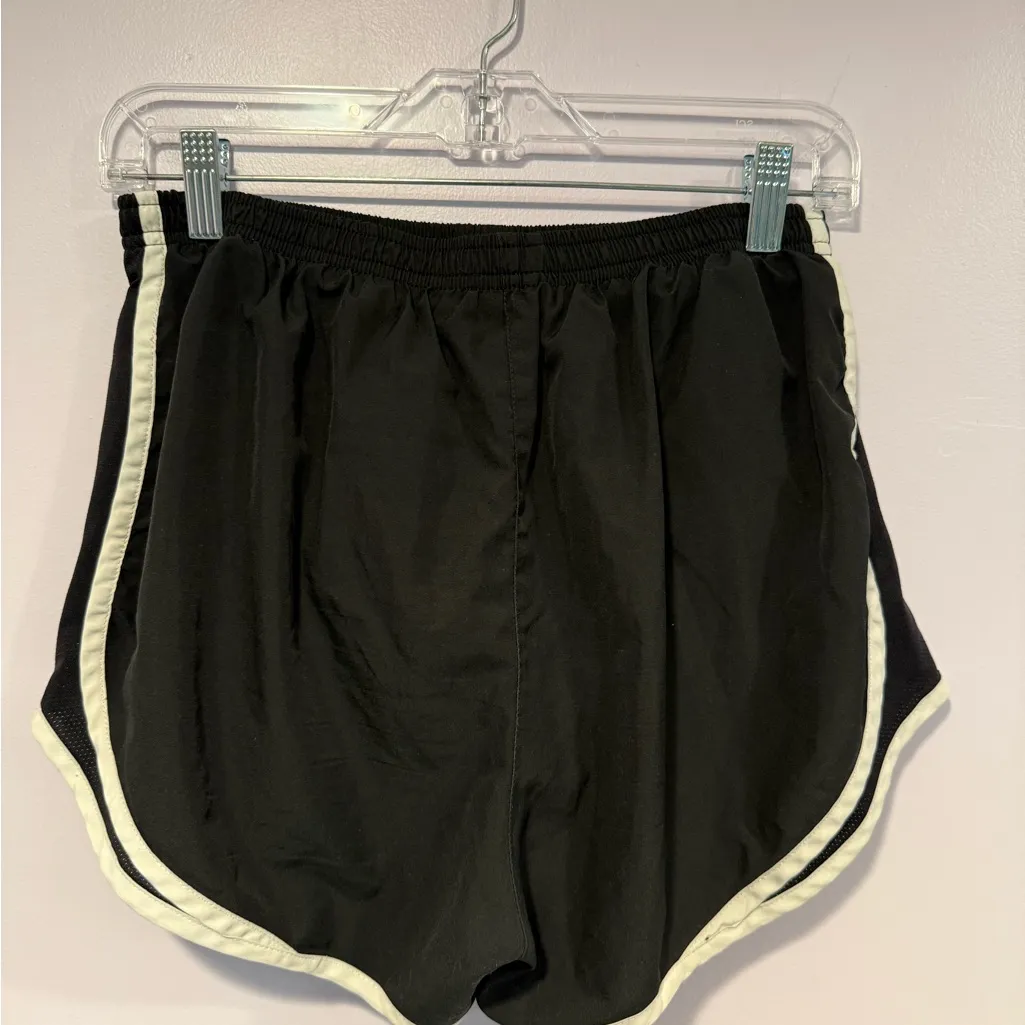 Nike Black and White Women's Athletic Shorts - Image 3